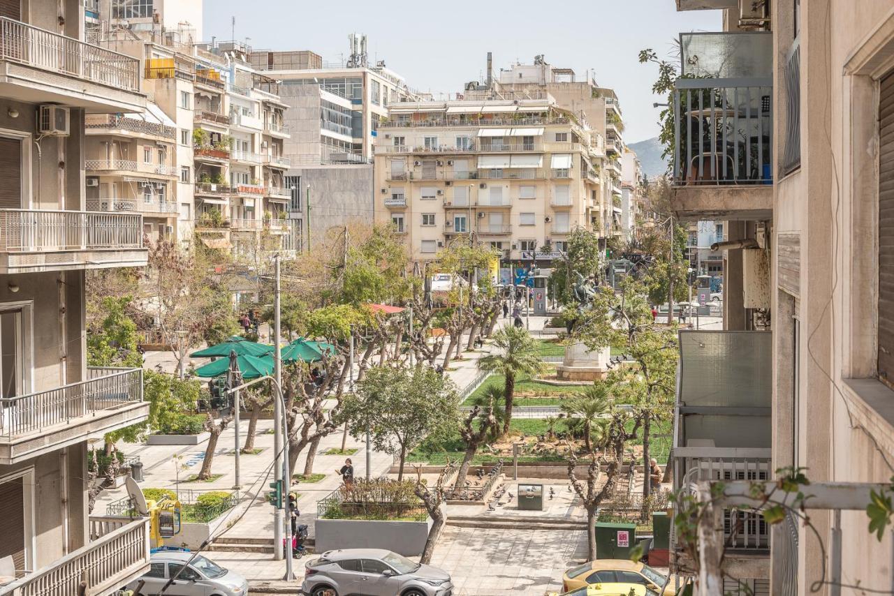 Victoria Sun Apartments Athen Exterior foto